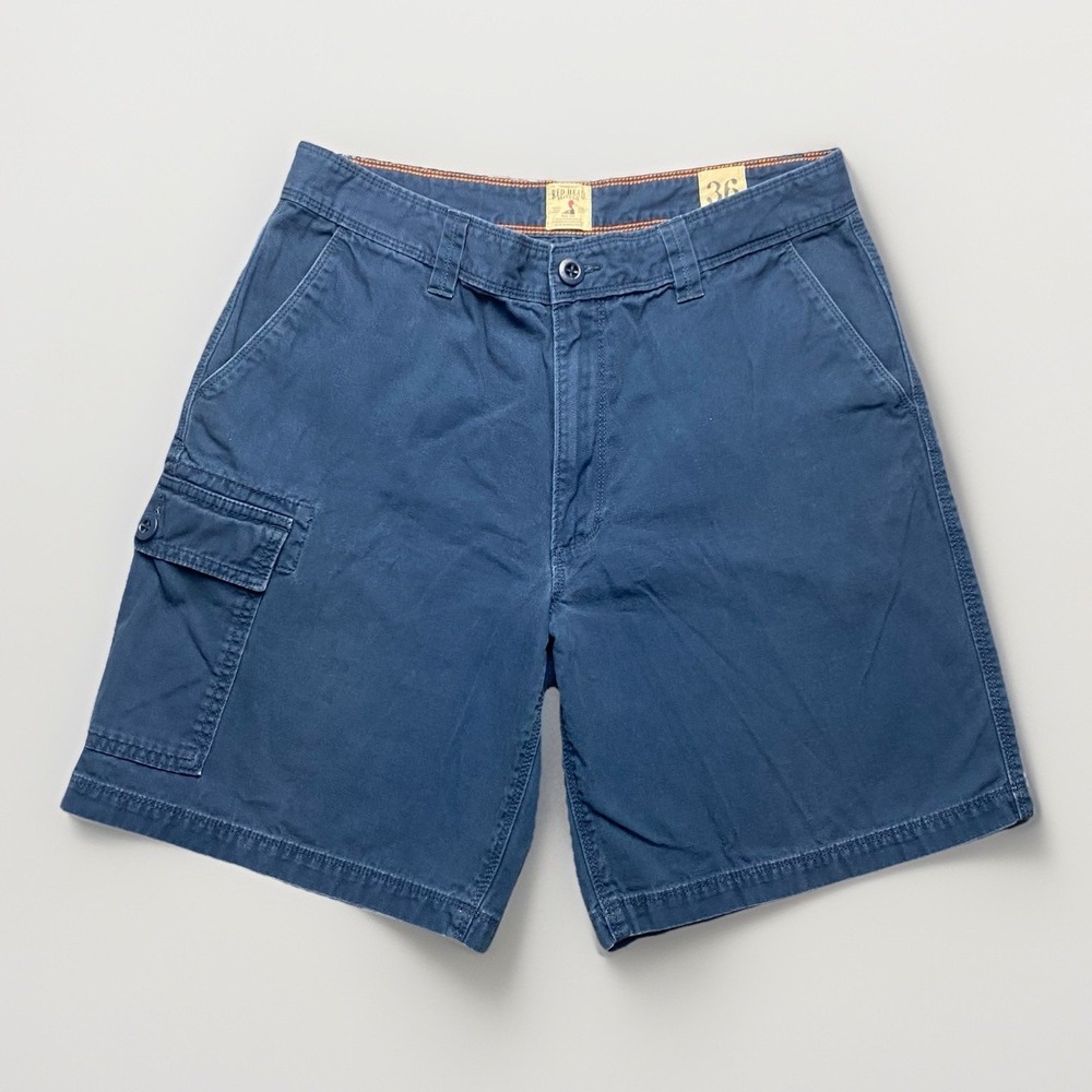 Red Head Brand Co. Shorts Mens 36x10 Utility Cargo Navy Blue